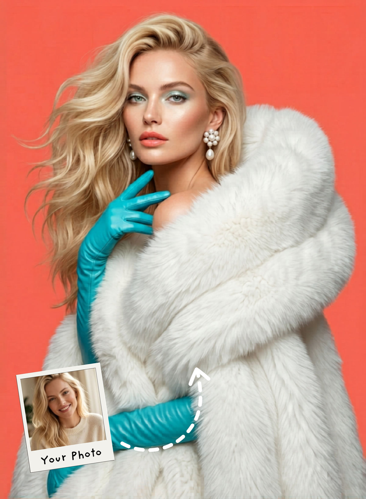 The Iconic Glam Moment Portrait