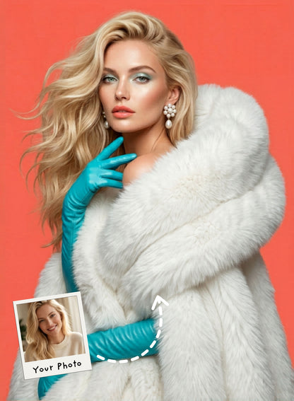 The Iconic Glam Moment Portrait