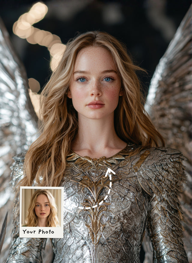 The Lightborn Angel Warrior Portrait