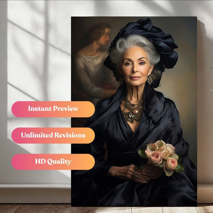 The Untouchable Queen Portrait
