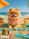 Paws in the Sand Portrait