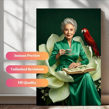 Queen of Blossoms & Dreams Portrait