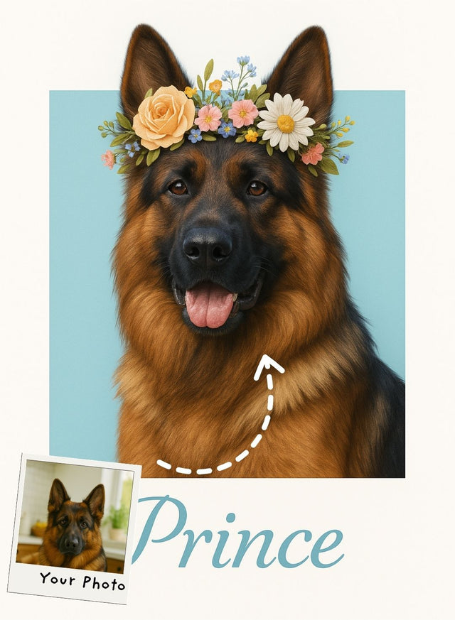 Pawssomely Bloom Portrait