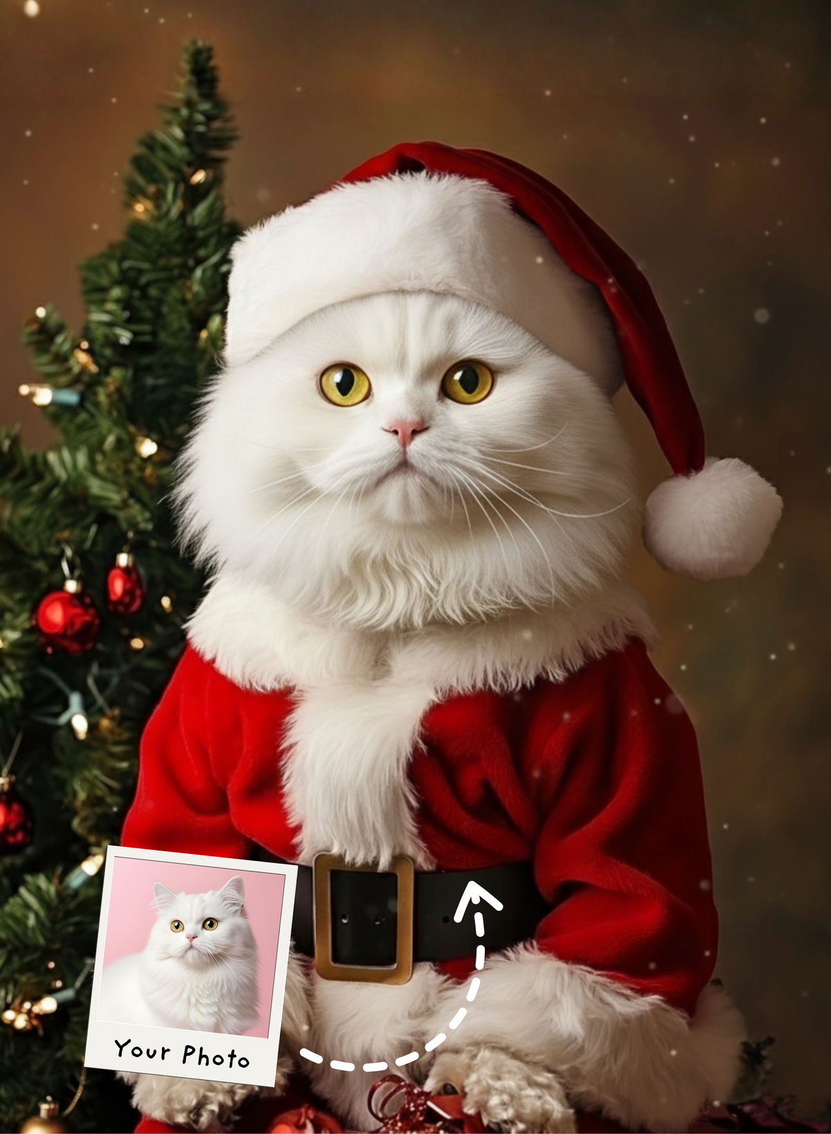 Pawfect Christmas Portrait