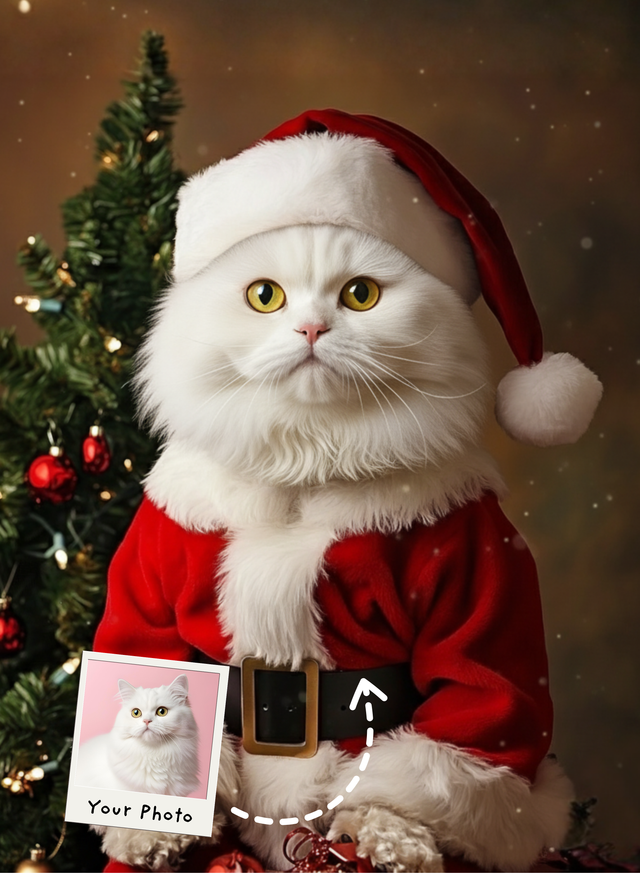 Pawfect Christmas Portrait