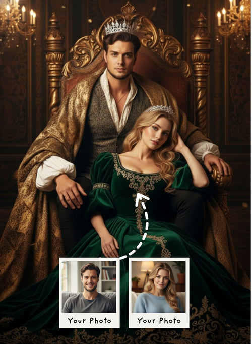 Lovers Beneath the Crown Portrait
