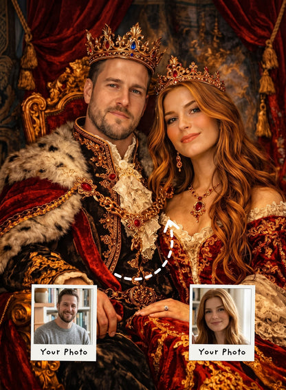 The Eternal Throne Couple Portrait