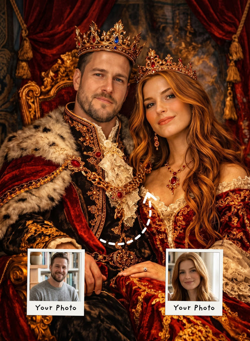 The Eternal Throne Couple Portrait