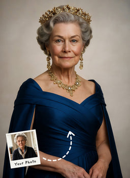 The Classic Crown Queen Portrait