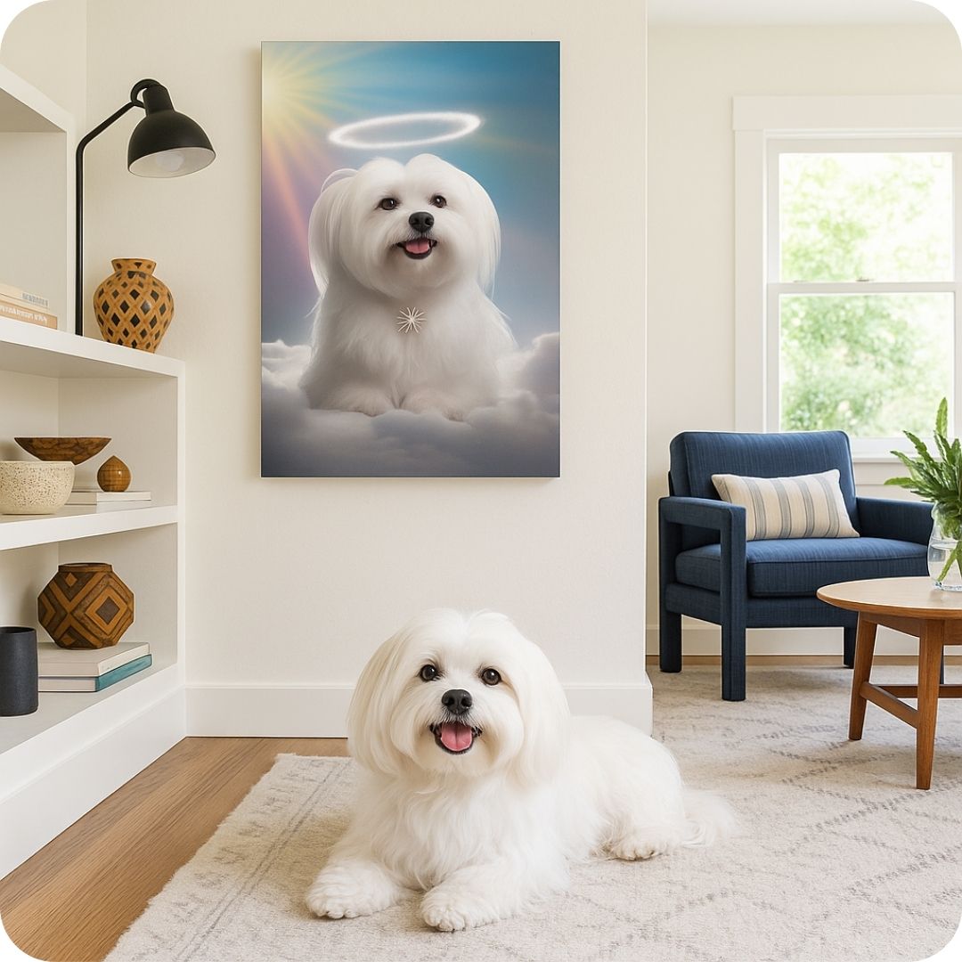 Fluff Above Us Portrait