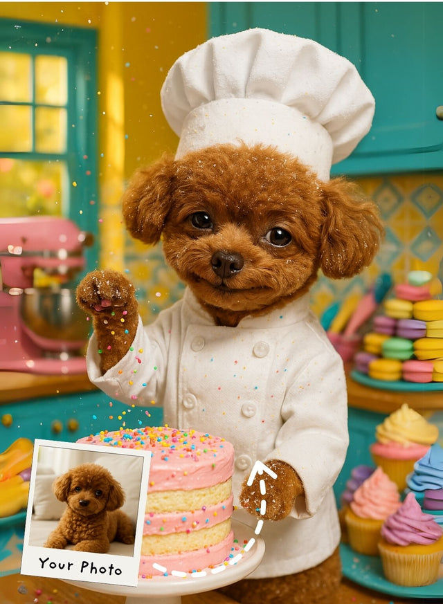 The Cake Pawfessor Portrait