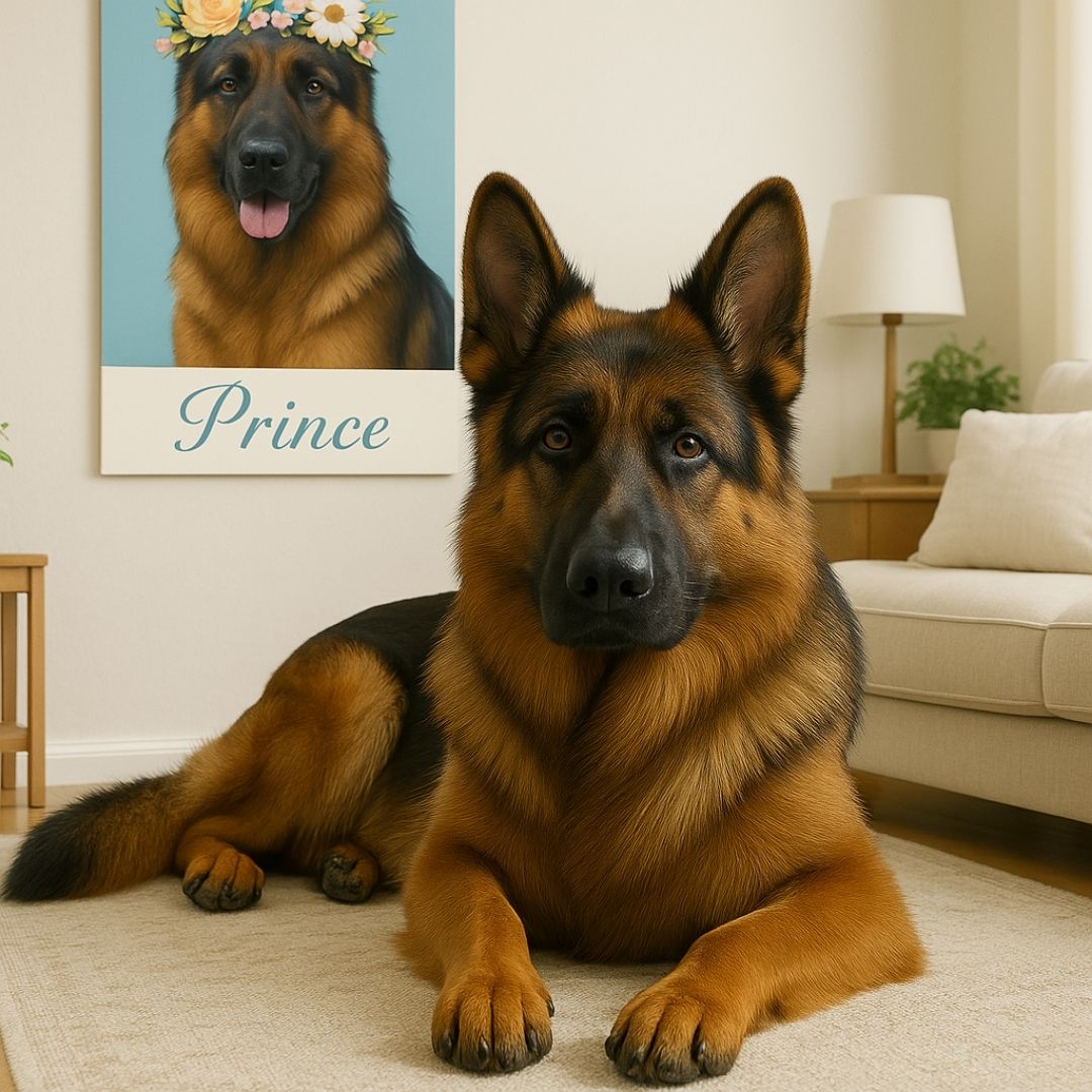 Pawssomely Bloom Portrait