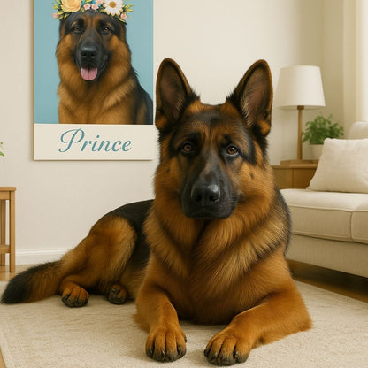 Pawssomely Bloom Portrait