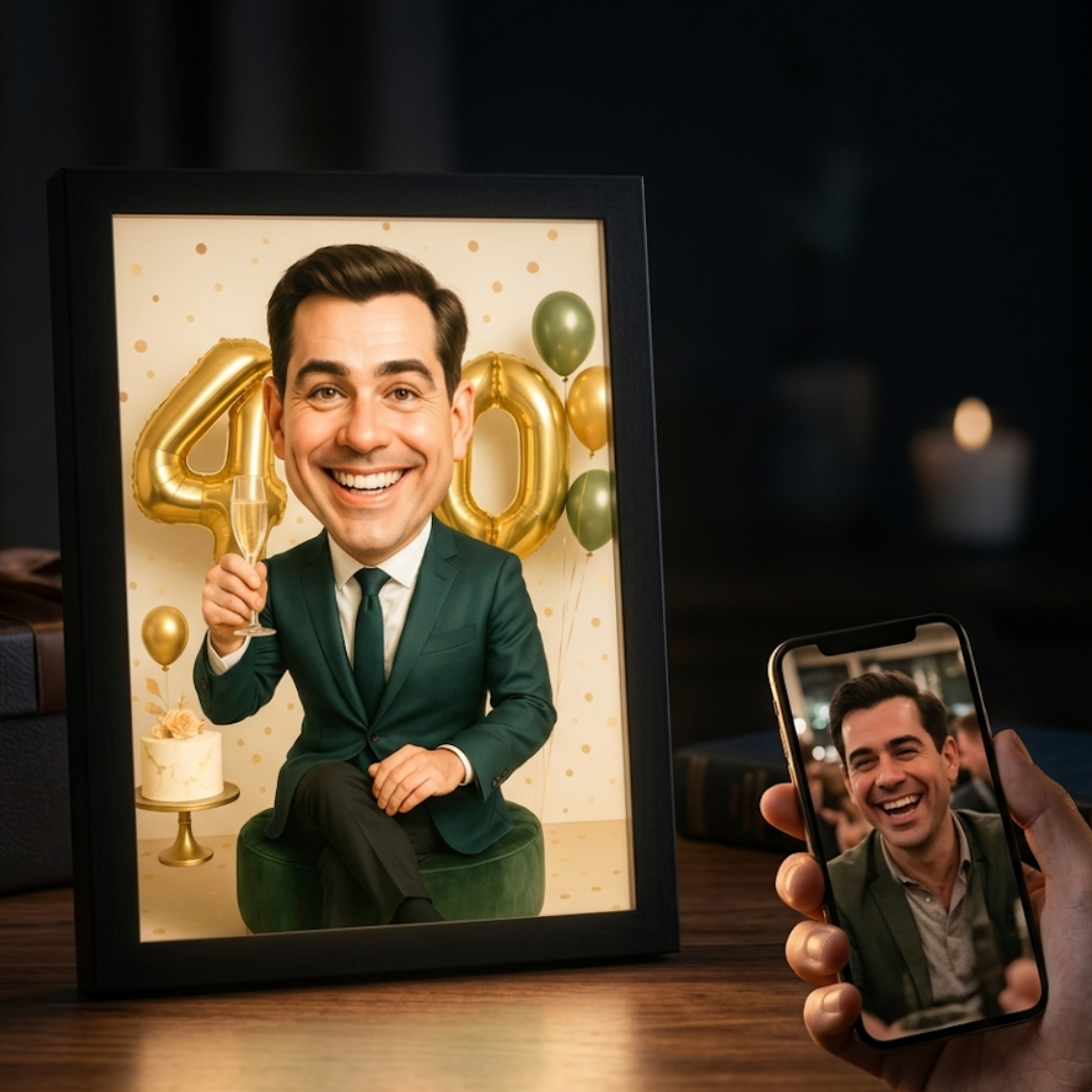 Golden Jade Luxe Party Portrait