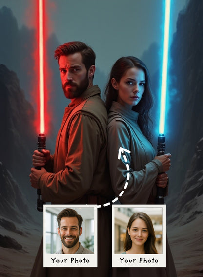 Star Wars Couple Portrait