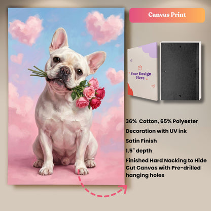 Paws & Roses Portrait