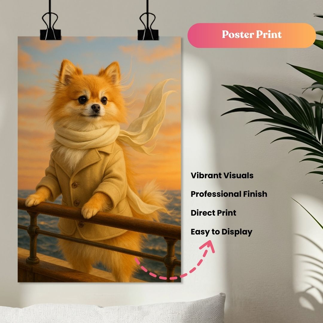 My Pet Will Go On Portrait