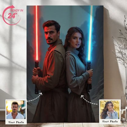 Star Wars Couple Portrait