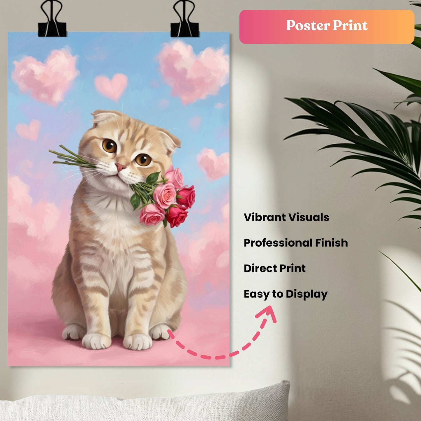 Paws & Roses Portrait