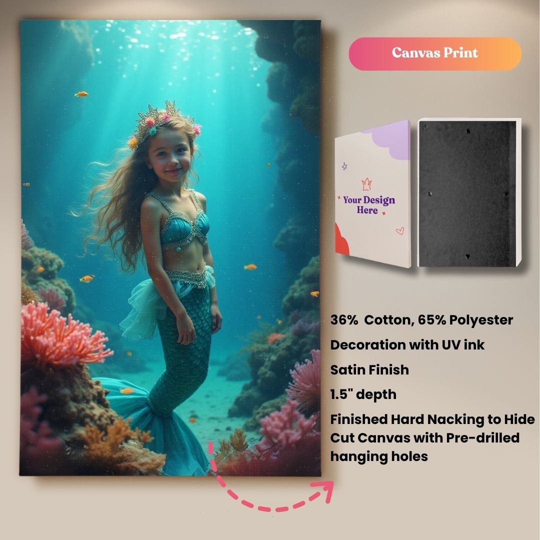Ocean Bloom Beauty Portrait