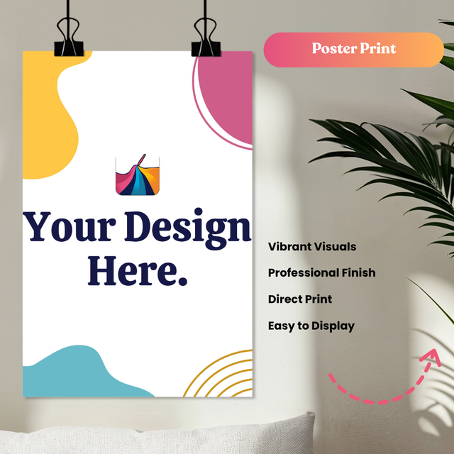 Portrait Print Upgrade: Canvas or Poster