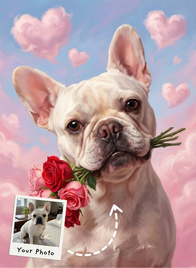 Paws & Petals Portrait