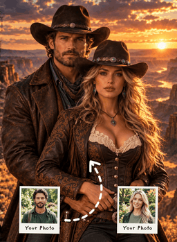 The Sunset Canyon Cowboy Romance Portrait