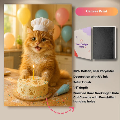 The Paw-some Pastry Chef Portrait
