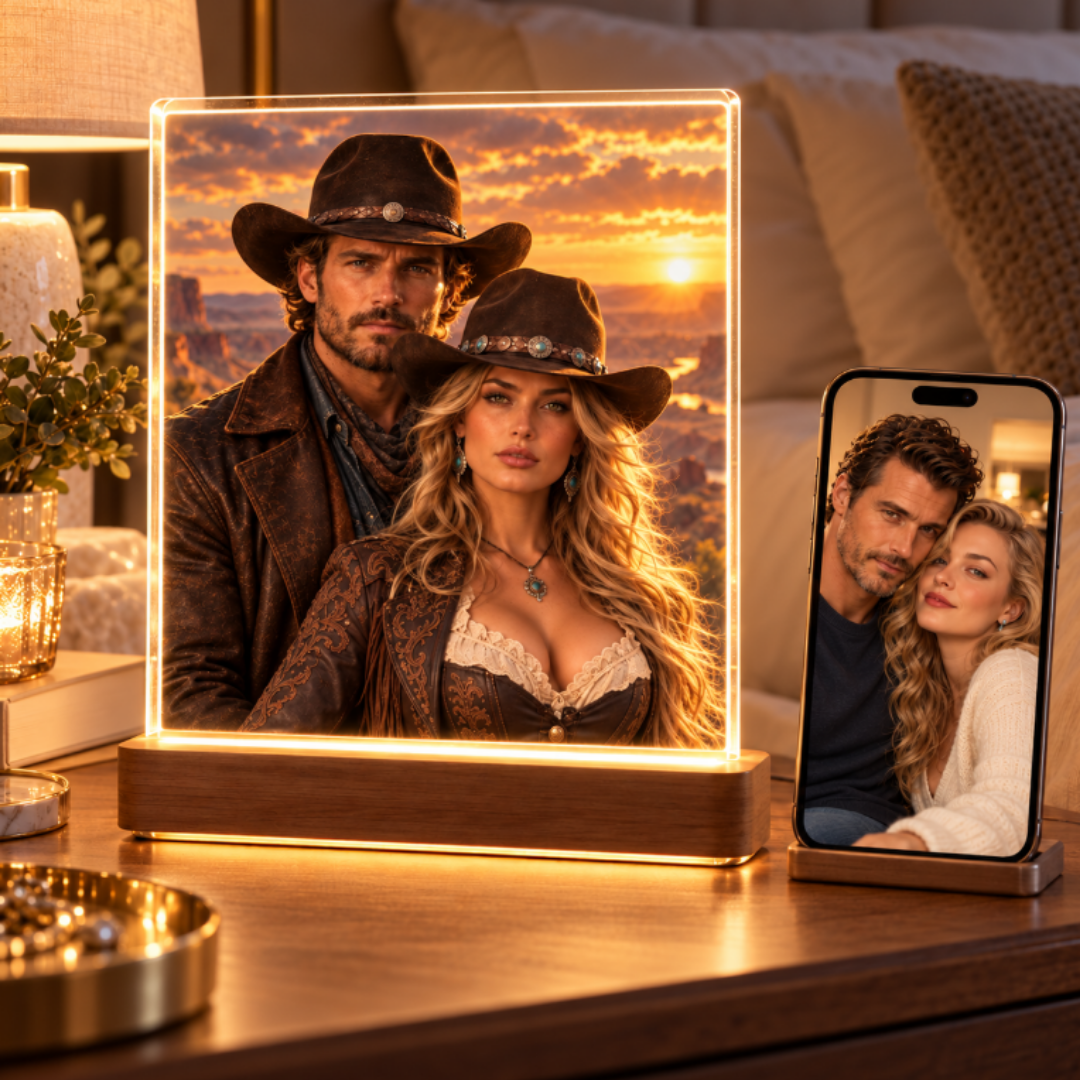 The Sunset Canyon Cowboy Romance Portrait