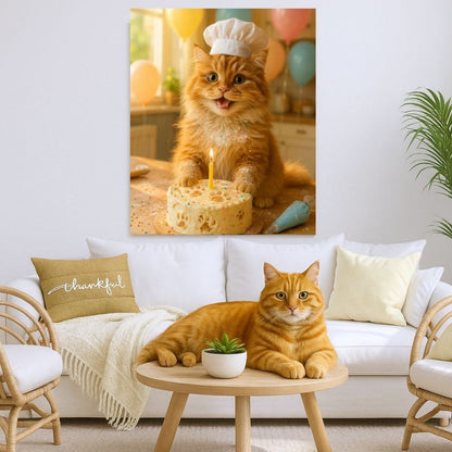 The Paw-some Pastry Chef Portrait