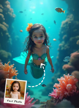 Little Mermaid Explorer Portrait