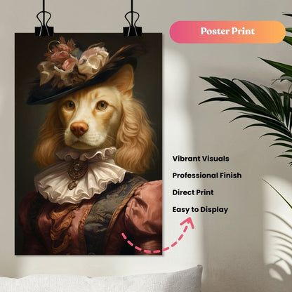Lady Whiskerlyn & Dame Barkelina Portrait