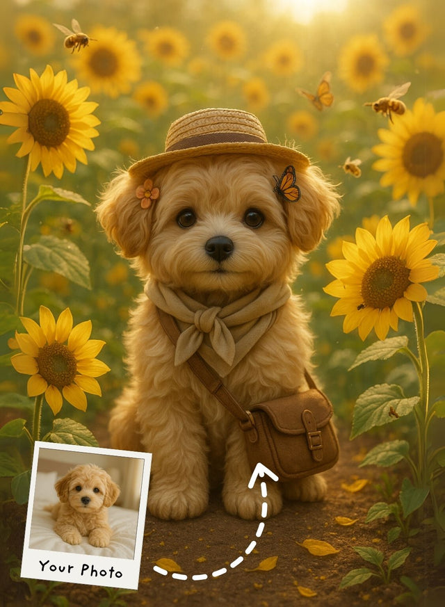 Furshine in Bloom Portrait