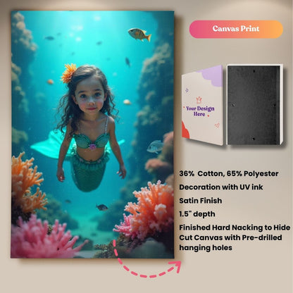 Little Mermaid Explorer Portrait