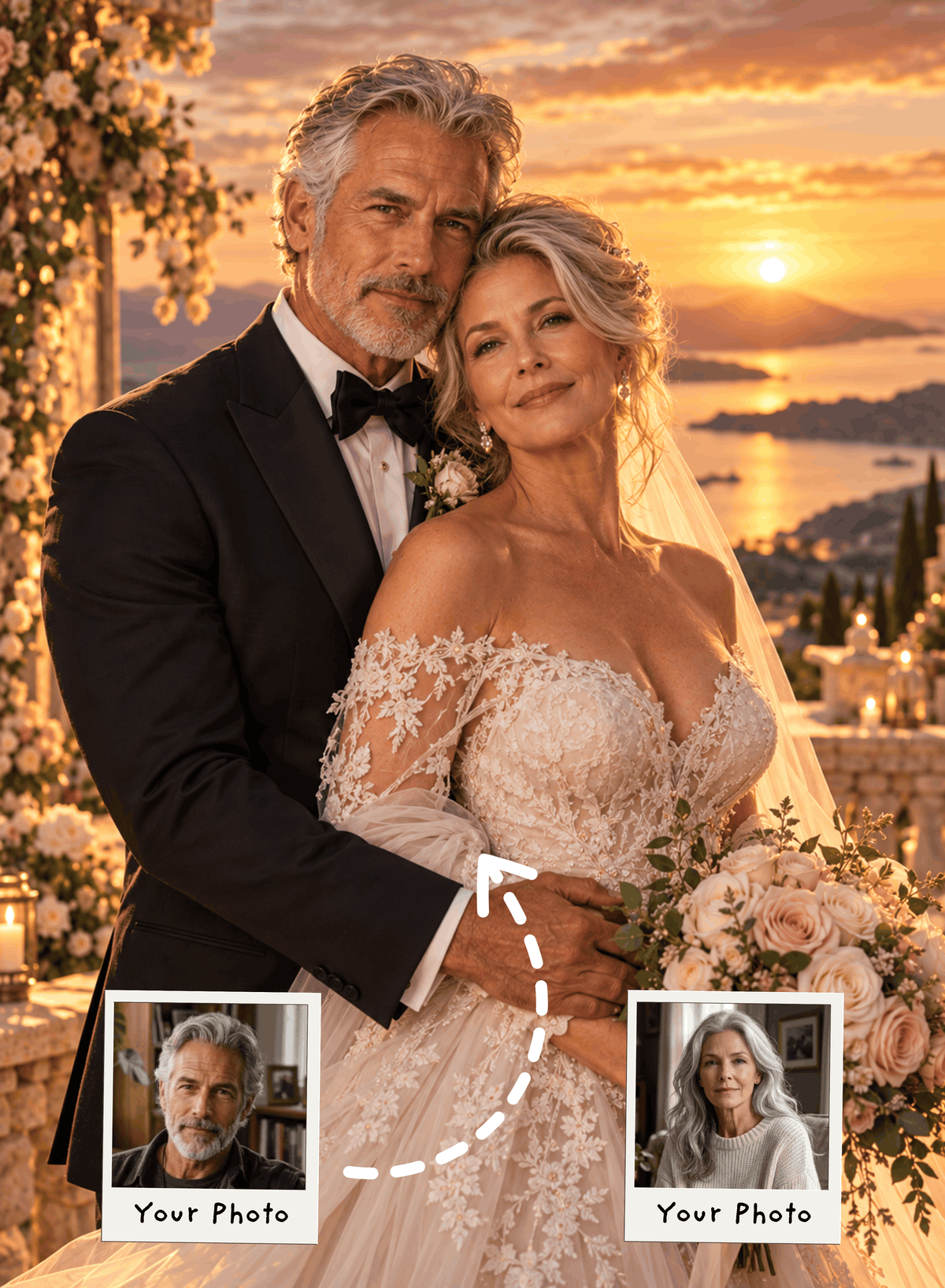 The Golden Hour Wedding Portrait