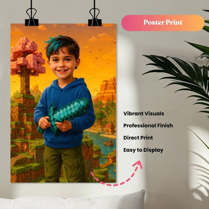 Pixel World Portrait