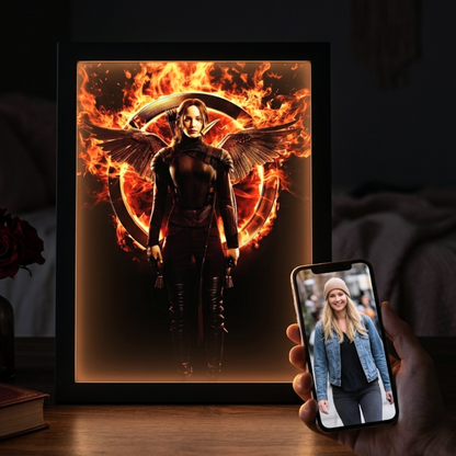 The Girl on Fire Portrait