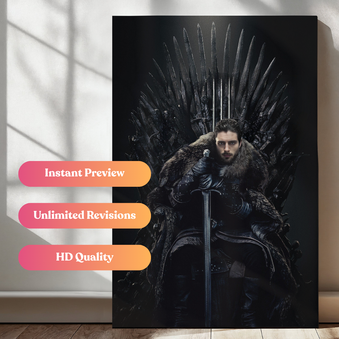 The Iron Throne King Portrait