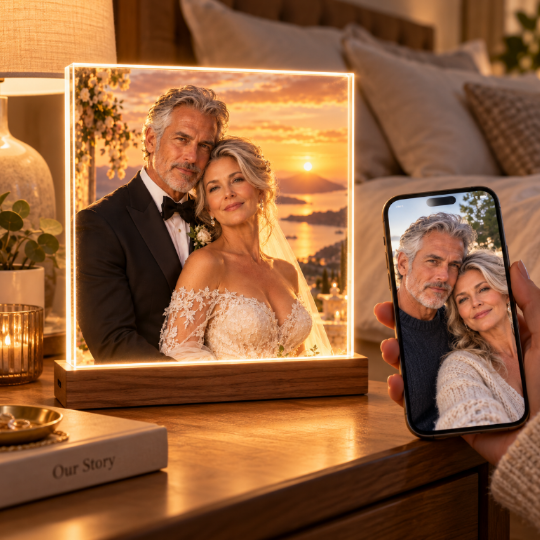 The Golden Hour Wedding Portrait