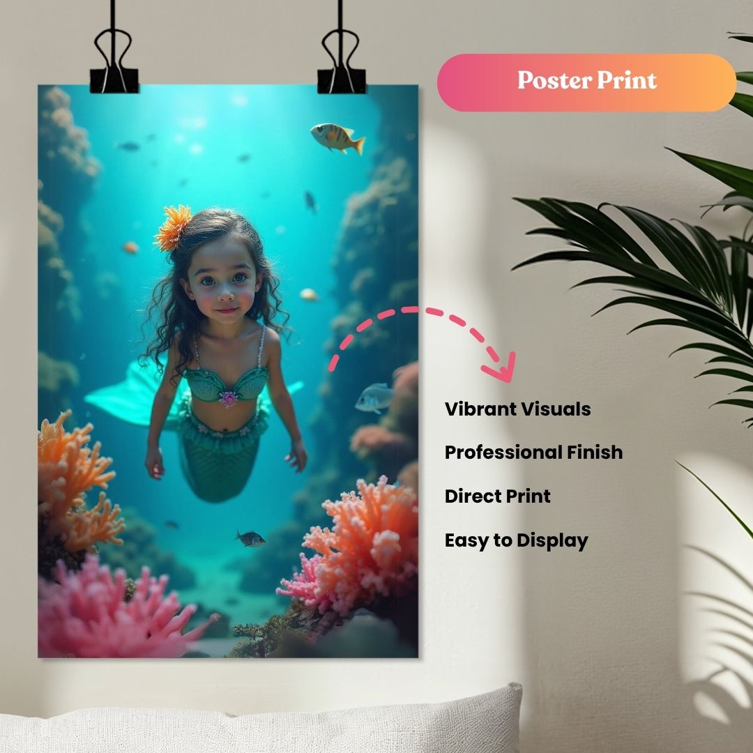Little Mermaid Explorer Portrait