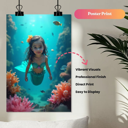 Little Mermaid Explorer Portrait