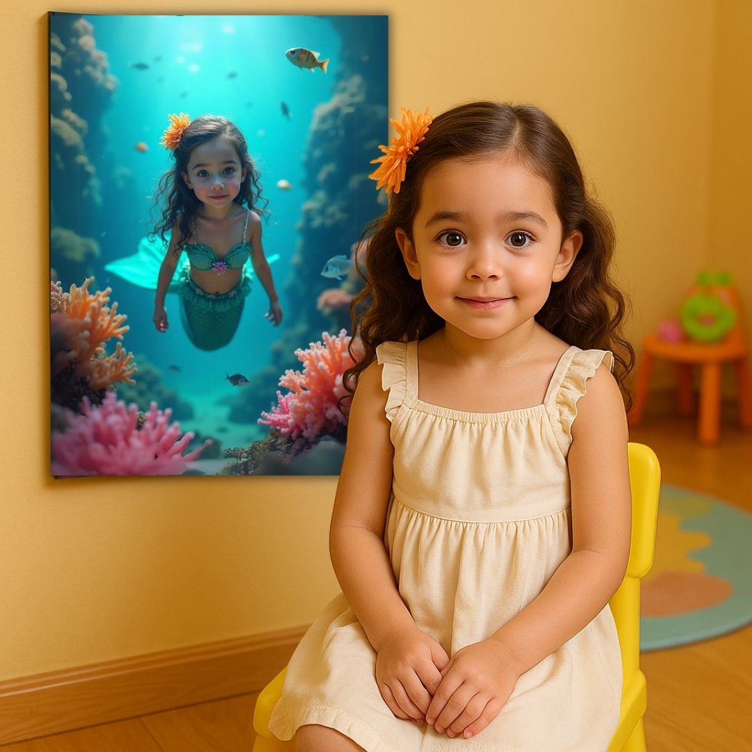 Little Mermaid Explorer Portrait