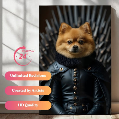 The Iron Purr-throne Portrait