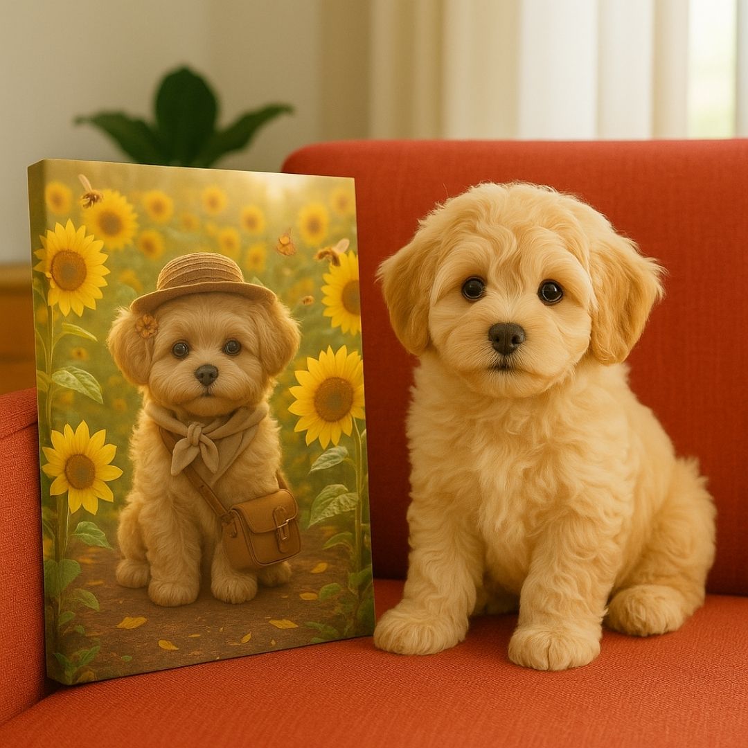 Furshine in Bloom Portrait