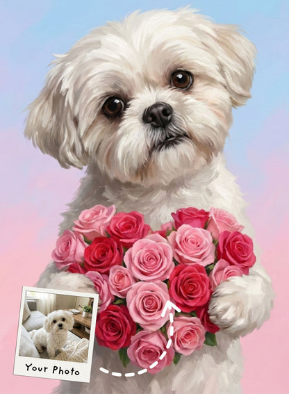 Love and Roses Portrait