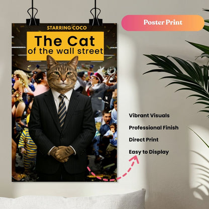 Paw of Wall Street Portrait