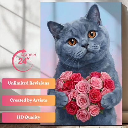 Love and Roses Portrait