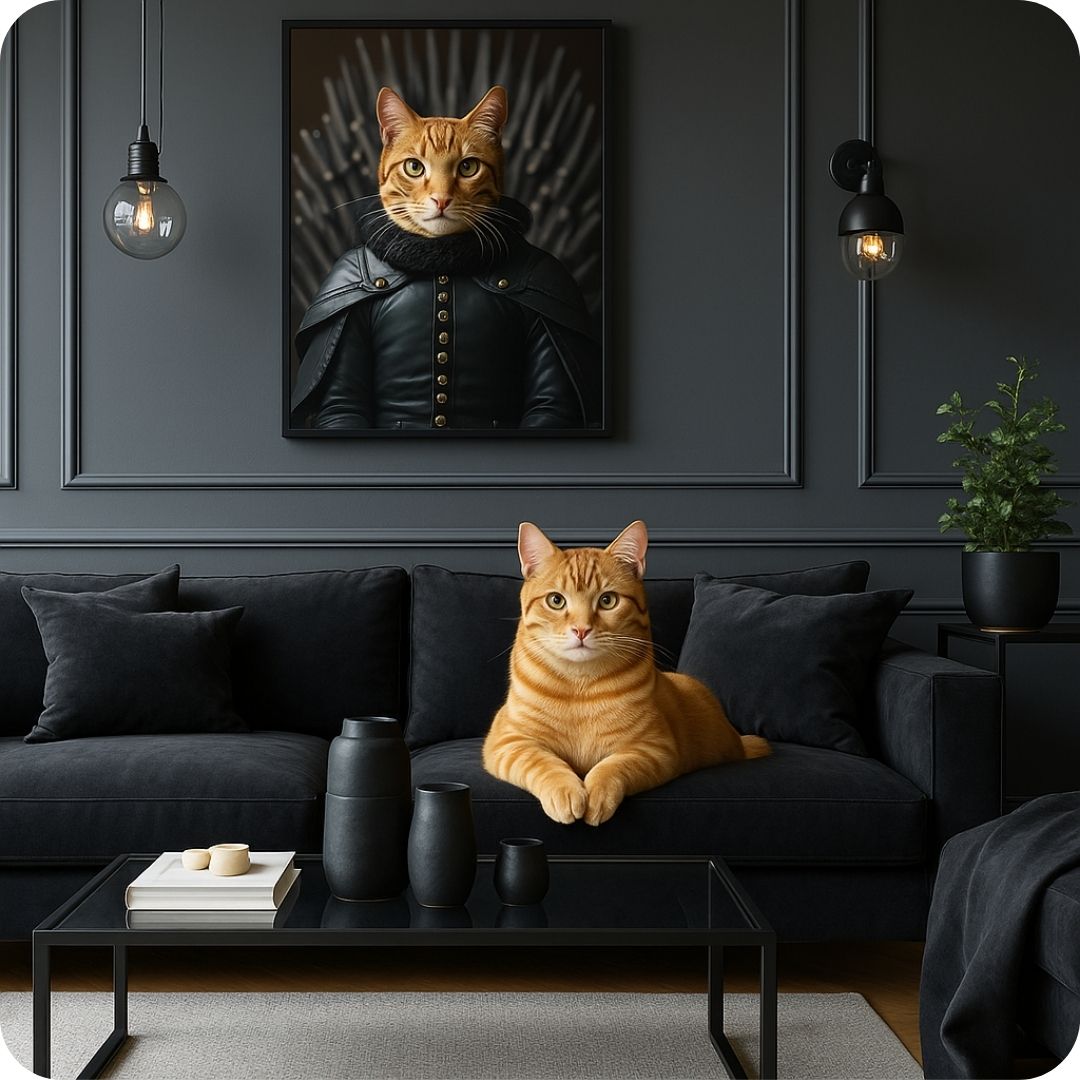 The Iron Purr-throne Portrait