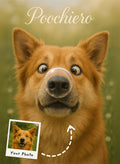Pawpping Off Portrait