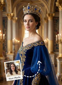 The Sapphire Queen Portrait